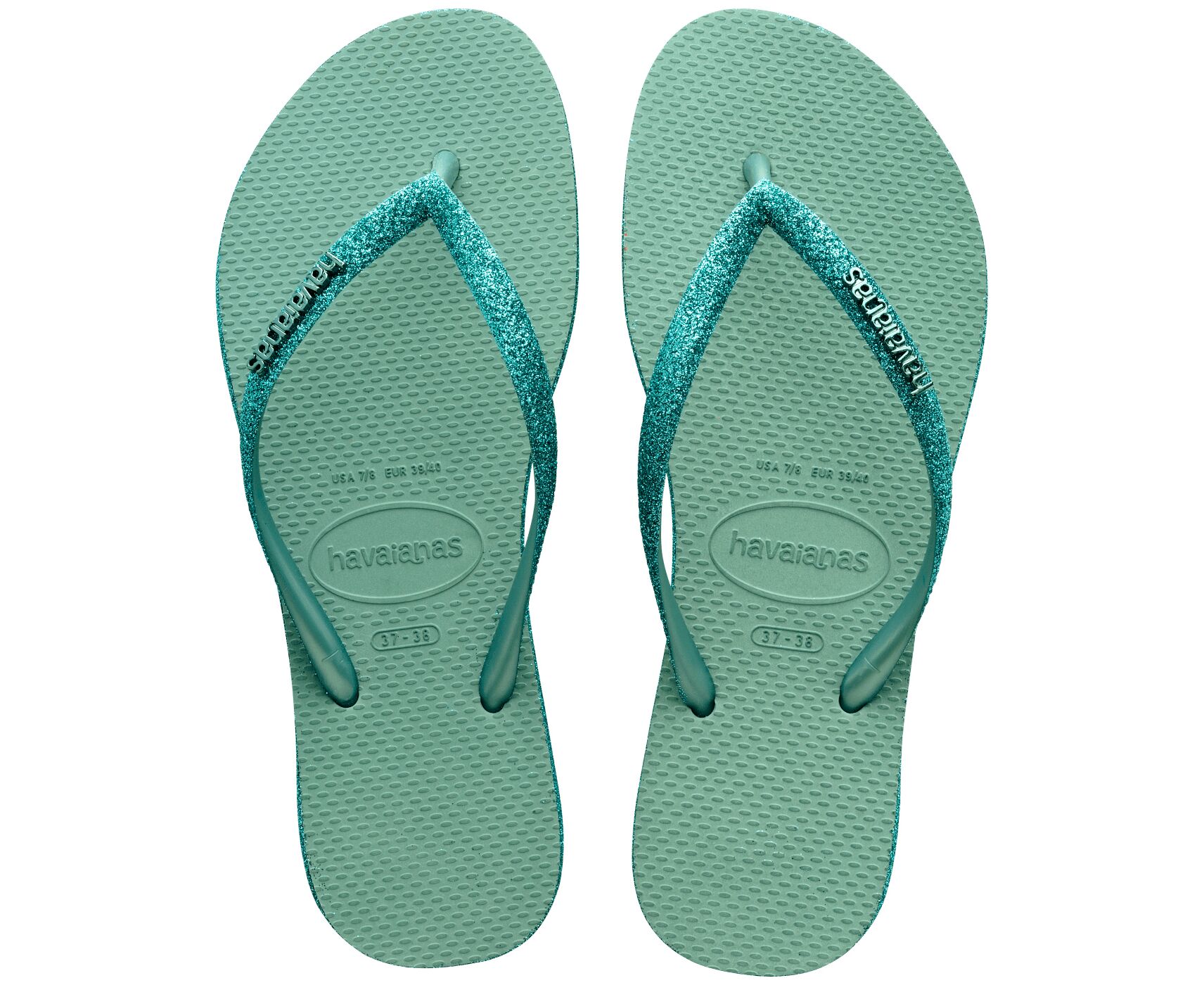 Chinelo Havaianas Slim Glitter II Feminino - Chinelo Havaianas Slim Glitter  II Feminino - Preto - Havaianas