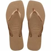 Chinelos Havaianas Slim Square Logo Metallic