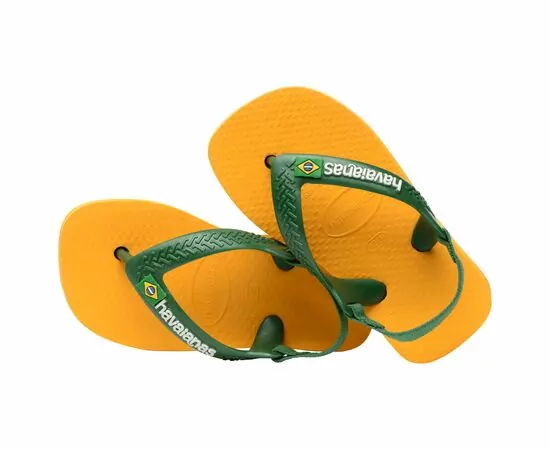 Chinelos Havaianas Baby Brasil Logo 