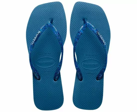 Chinelos Havaianas Slim Square Logo Metallic