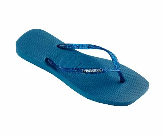 Chinelos Havaianas Slim Square Logo Metallic