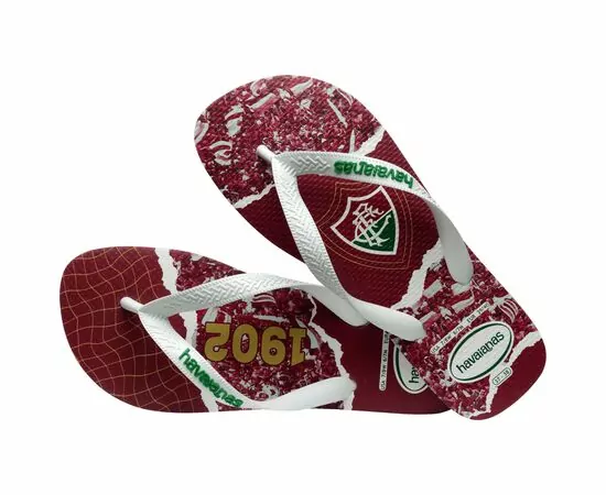 Chinelos Havaianas Top Times Fluminense