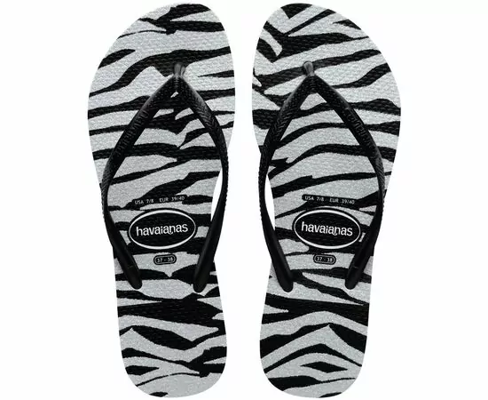 Chinelos Havaianas Slim Animals Glitter