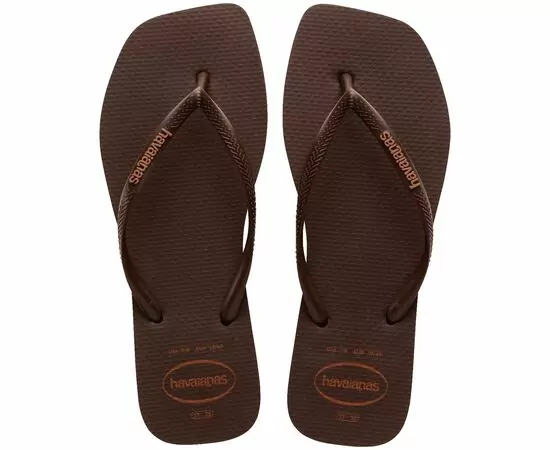 Chinelos Havaianas Slim Square Logo Pop Up