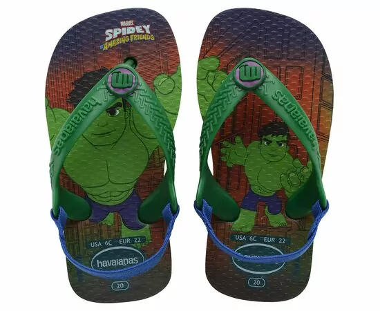 Chinelos Havaianas Baby Marvel 