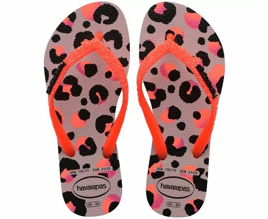 Chinelos Havaianas Kids Slim Glitter