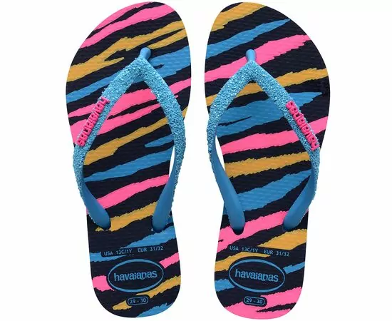 Chinelos Havaianas Kids Slim Glitter