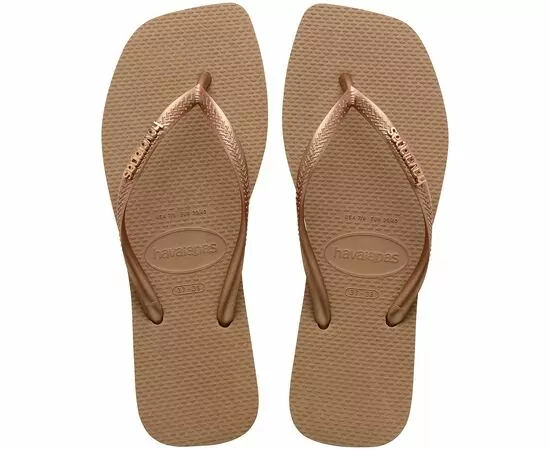 Chinelos Havaianas Slim Square Logo Metallic