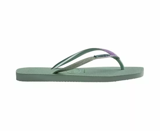 Chinelos Havaianas Slim Square Glitter