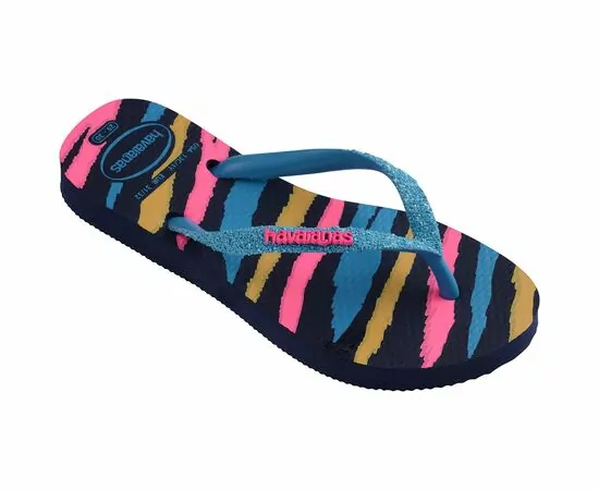 Chinelos Havaianas Kids Slim Glitter