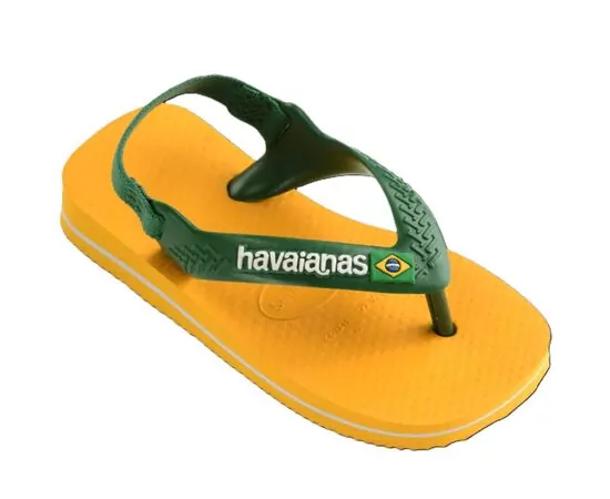 Chinelos Havaianas Baby Brasil Logo 