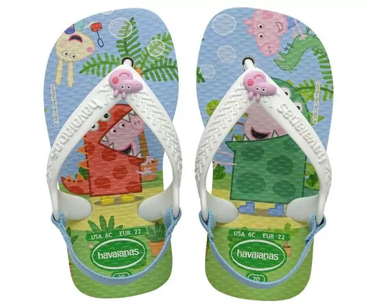 Chinelos Havaianas Baby Peppa Pig