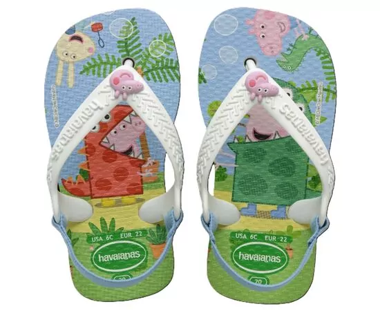 Chinelos Havaianas Baby Peppa Pig