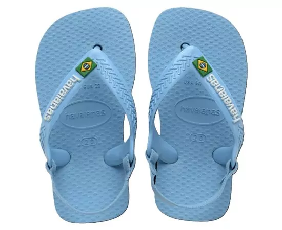 Chinelos Havaianas Baby Brasil Logo 