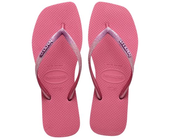 Chinelos Havaianas Slim Square Glitter