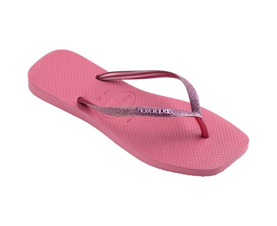 Chinelos Havaianas Slim Square Glitter