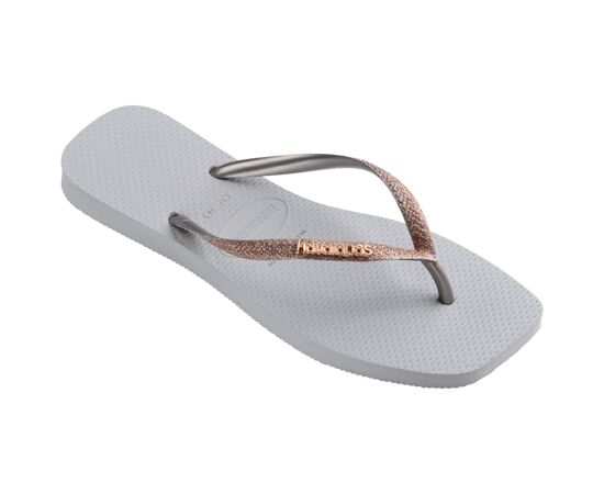 Chinelos Havaianas Slim Square Glitter