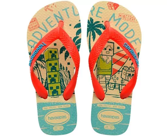 Sandalias Havaianas Kids Minecraft