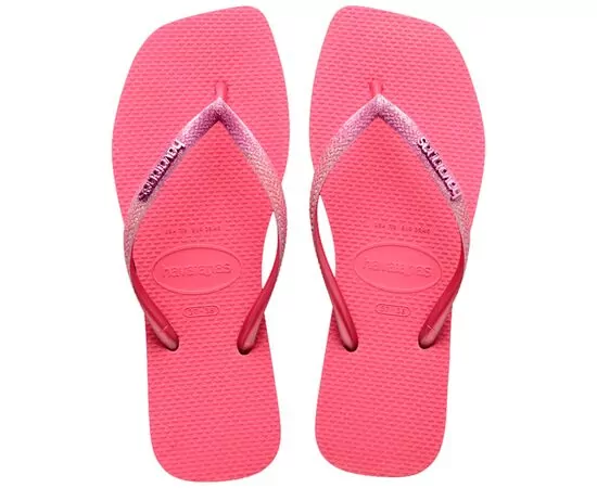 Sandalias Havaianas Slim Square Glitter