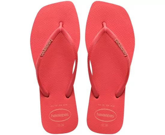 Sandalias Havaianas Slim Square Logo Metallic