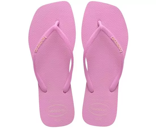 Sandalias Havaianas Slim Square Logo Metallic