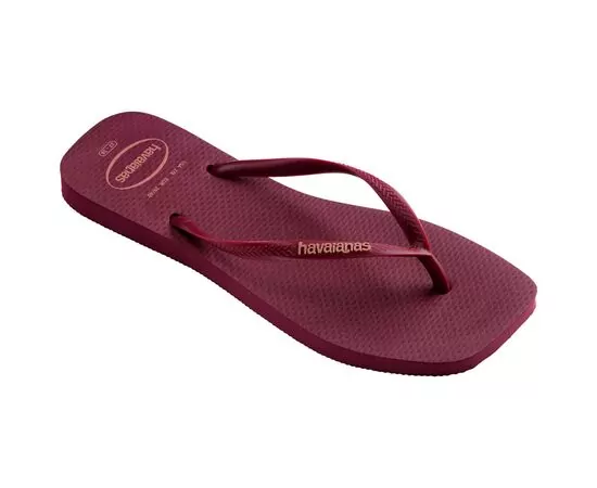 Sandalias Havaianas Slim Square Logo Metallic