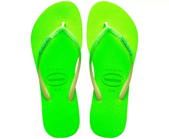 Sandalias Havaianas Slim Glitter Neon