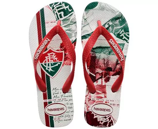 Chinelos Havaianas Top Times Fluminense