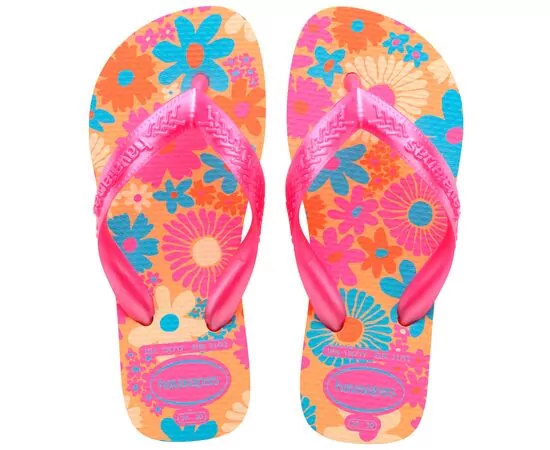 Chinelos Havaianas Kids Flores