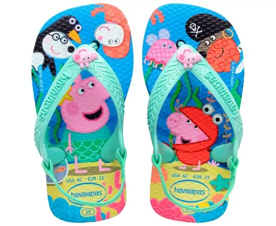 Chinelos Havaianas Baby Peppa Pig