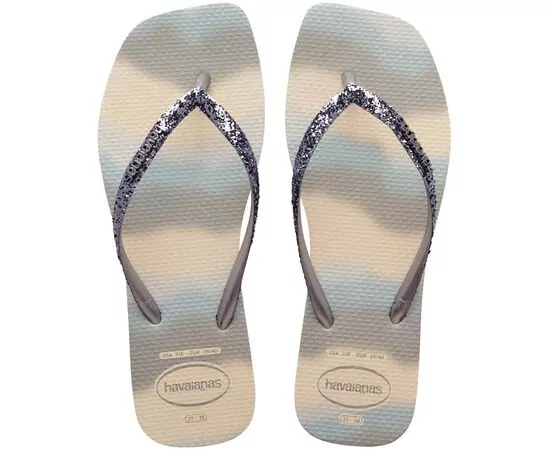 Chinelos Havaianas Slim Square Glitter Party