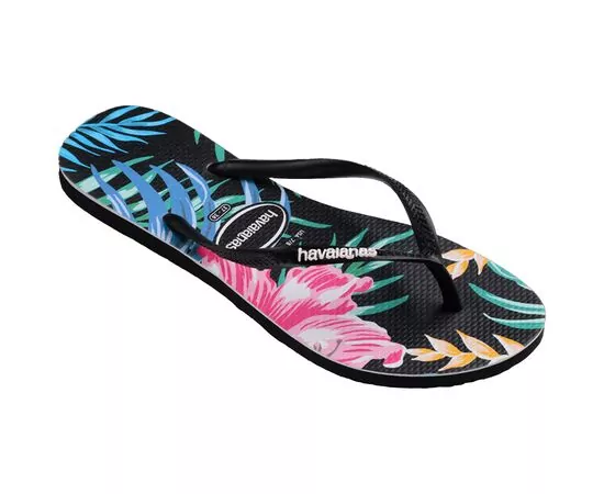 Chinelos Havaianas Slim Floral Palm