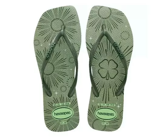 Sandalias Havaianas Slim Square Mettalic Party