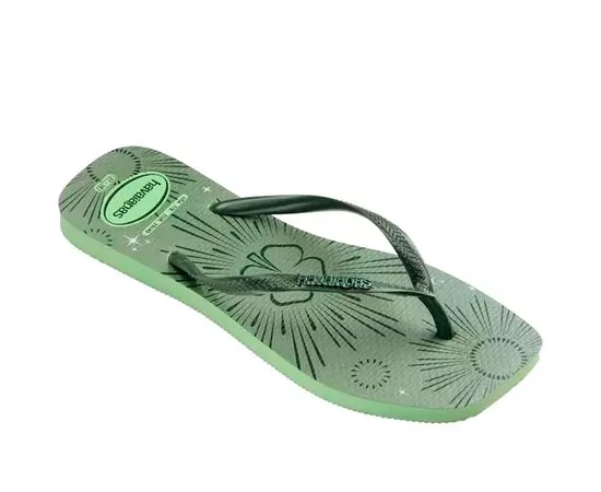 Sandalias Havaianas Slim Square Mettalic Party