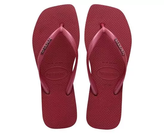 Sandalias Havaianas Slim Square Logo Metallic