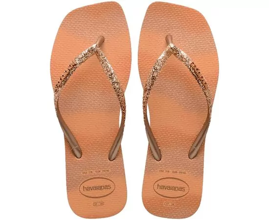 Chinelos Havaianas Slim Square Glitter Party