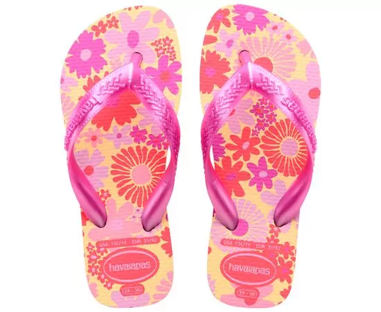 Sandalias Havaianas Kids Flores