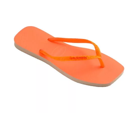 Sandalias Havaianas Slim Square Glitter Neon