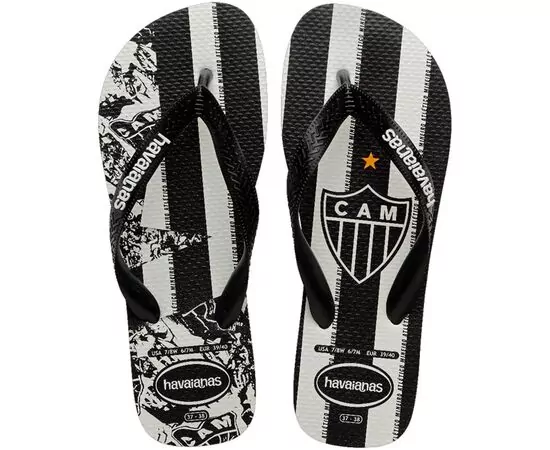 Chinelos Havaianas Top Times Atletico Mineiro