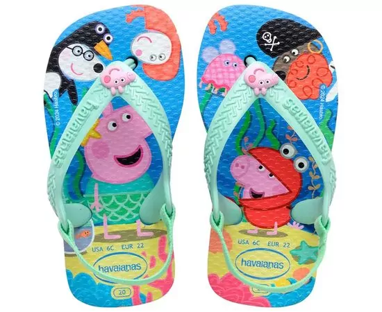 Chinelos Havaianas Baby Peppa Pig