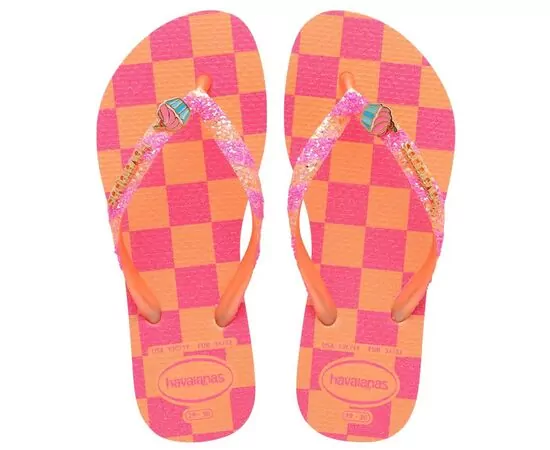 Chinelos Havaianas Kids Slim Glitter II