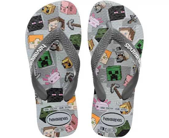 Chinelos Havaianas Kids Minecraft