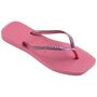 Chinelos Havaianas Slim Square Glitter